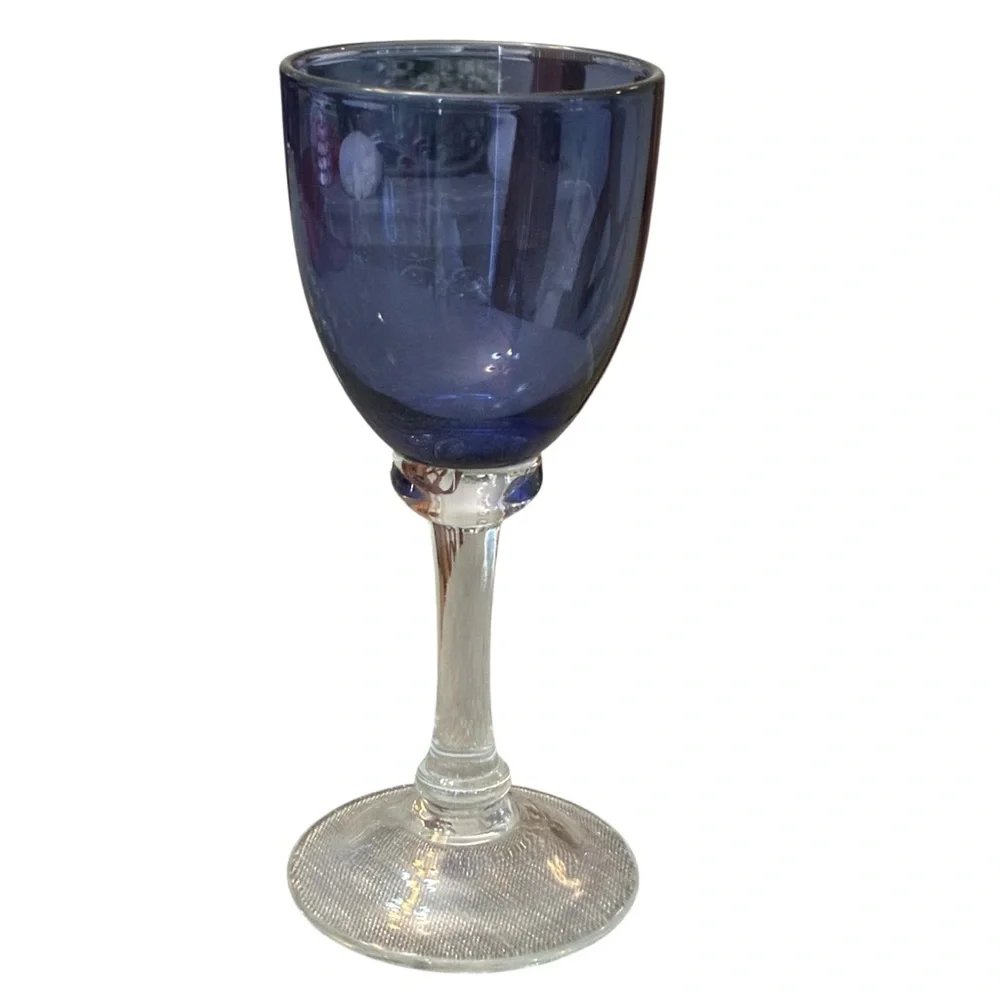 Crate and Barrel Colored Wine Goblets (Set of 8)